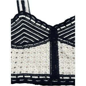 Jason‎ Wu Crochet Cottage Core Cropped Boho Hippie Tank Top Festival NWT Size 8
